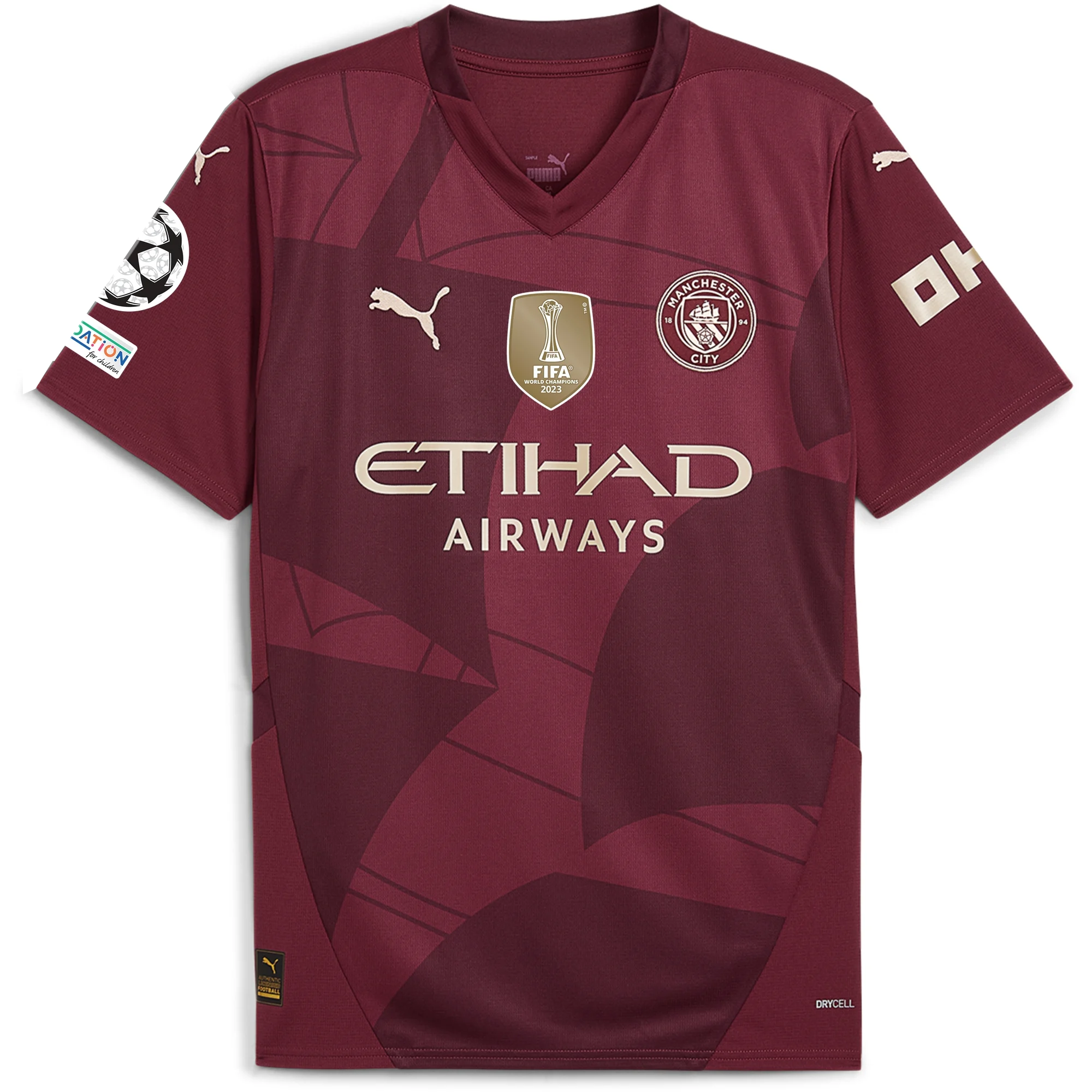 Manchester City City 2024-2025 UCL Third Jersey – Authentic Shirt