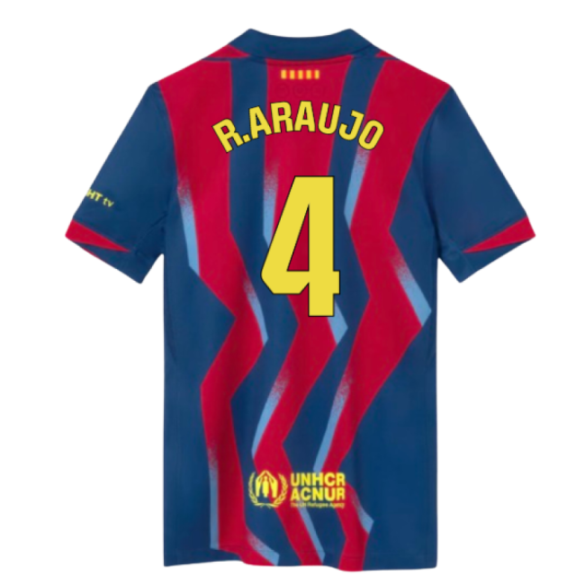 Barcelona Home Elite Jersey Athletic Fit Breathable Comfortable