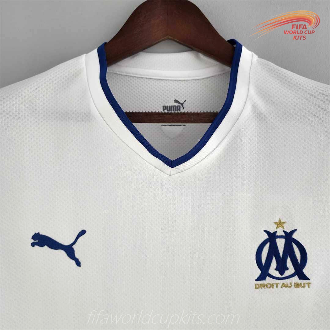 Marseille Home Football Strip 22-23 season