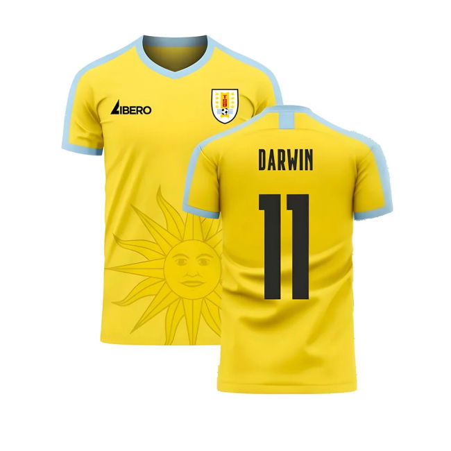 Premium Uruguay 2025-2026 Away Concept Football Kit (Libero) (Darwin