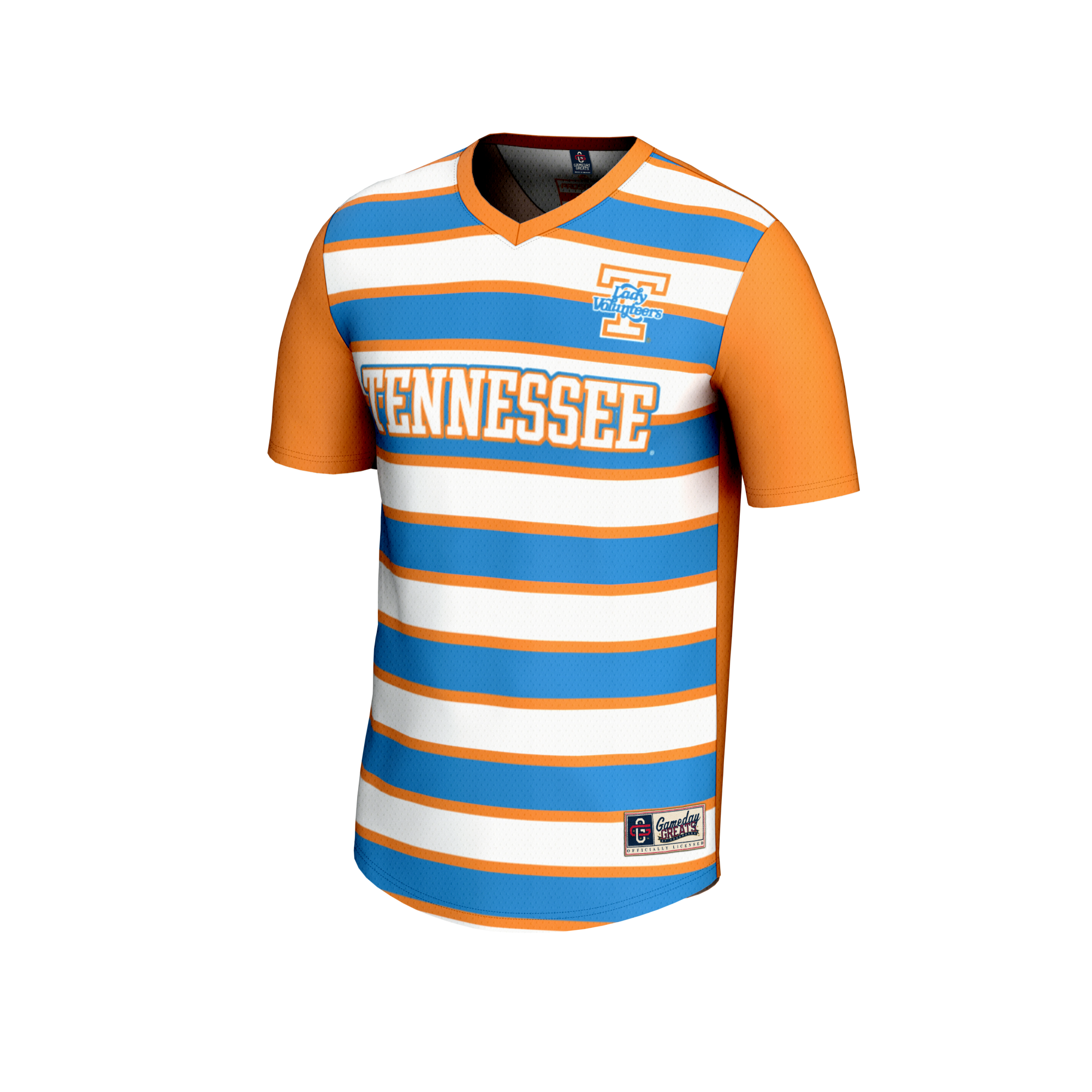 [SJH] Tennessee Volunteers GameDay Greats Unisex Lightweight Soccer Fashion Jersey - Tennessee Orange