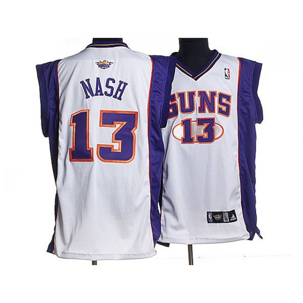 Premium Quality Men's Suns #13 Steve White Basketball Jersey
