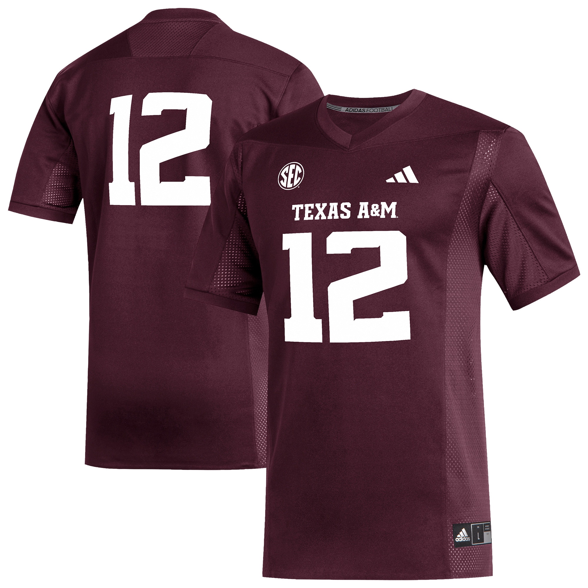 [NJP] Texas A&M Aggies Replica Football Jersey - Maroon
