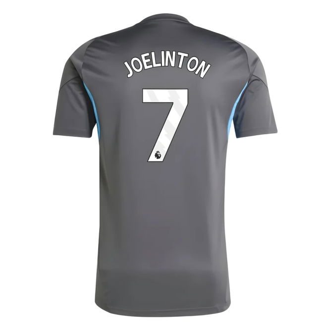 2025-20 Newcastle Training Football Shirt Joelinton Name Number L S