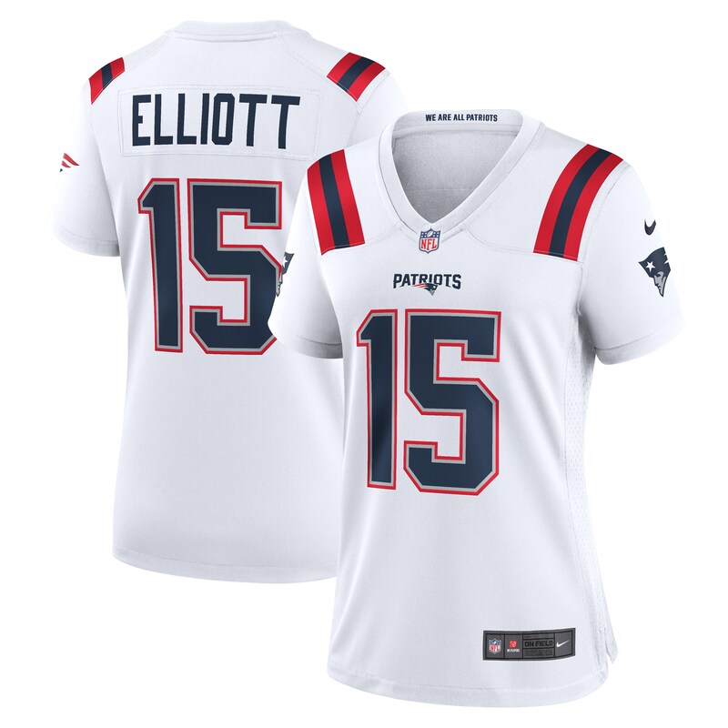 None Ezekiel Elliott MVP Candidate NE Patriots Durable Jersey