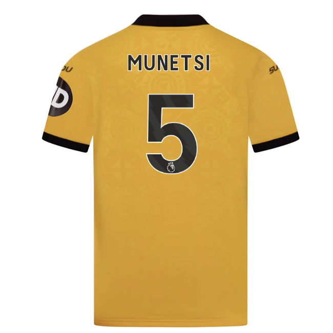 Kids Updated Lightweight Wolves Home Team Kit (Munetsi 5)