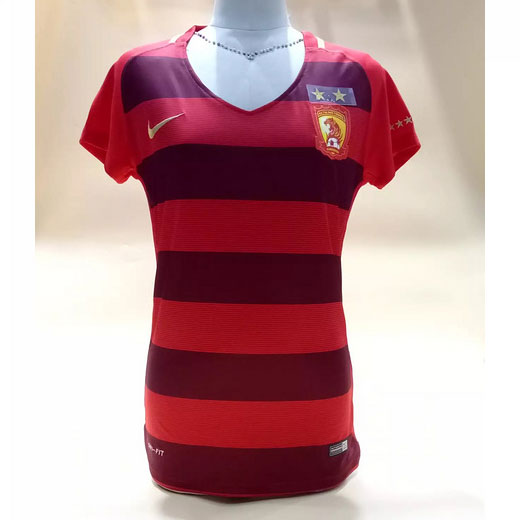 Quick Dry Women's Guangzhou Evergrande Taobao Home 201718 Soccer
