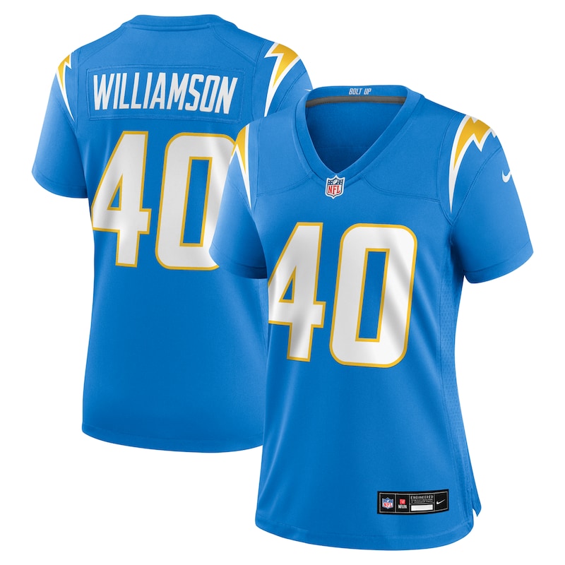 None Kendall Williamson LA Chargers Classic Pro-Level Jersey