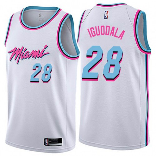 Authentic MIA NBA Swingman Jersey #28 Andre Iguodala 2024 City -