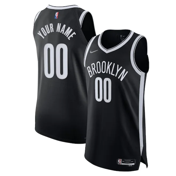 Brooklyn Nets BKN Authentic Jersey - authentic NBA - Black casual