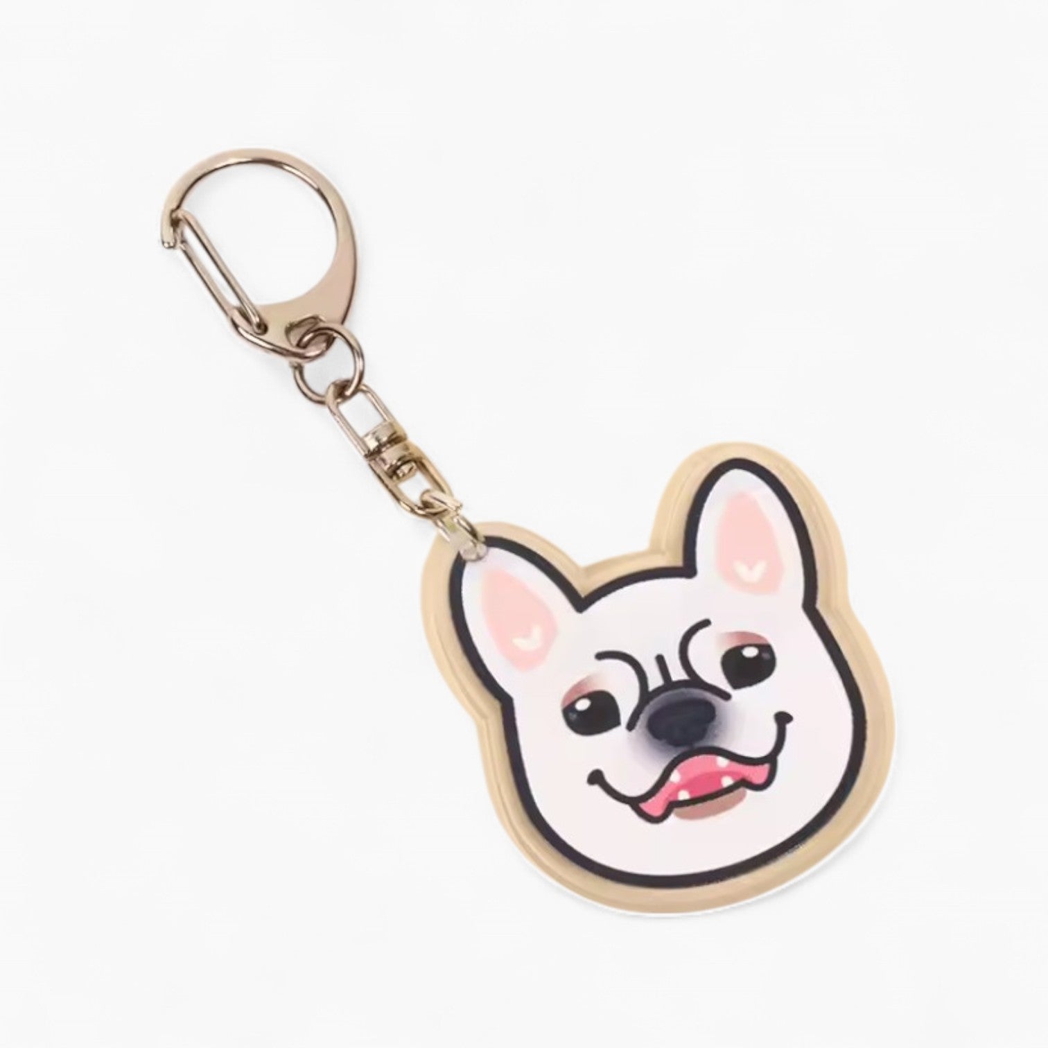 Minimal-Aesthetic Pawchain French Bulldog Keychain Gift – Cute French...