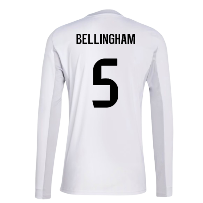 Best-Selling 2025-2026 Real Madrid Long Sleeve Home Shirt (Bellingham