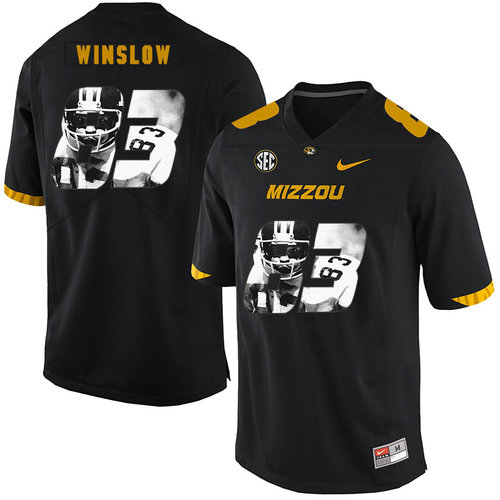 Men's None #83 Kellen Winslow Black 2024 breathable premium Jersey