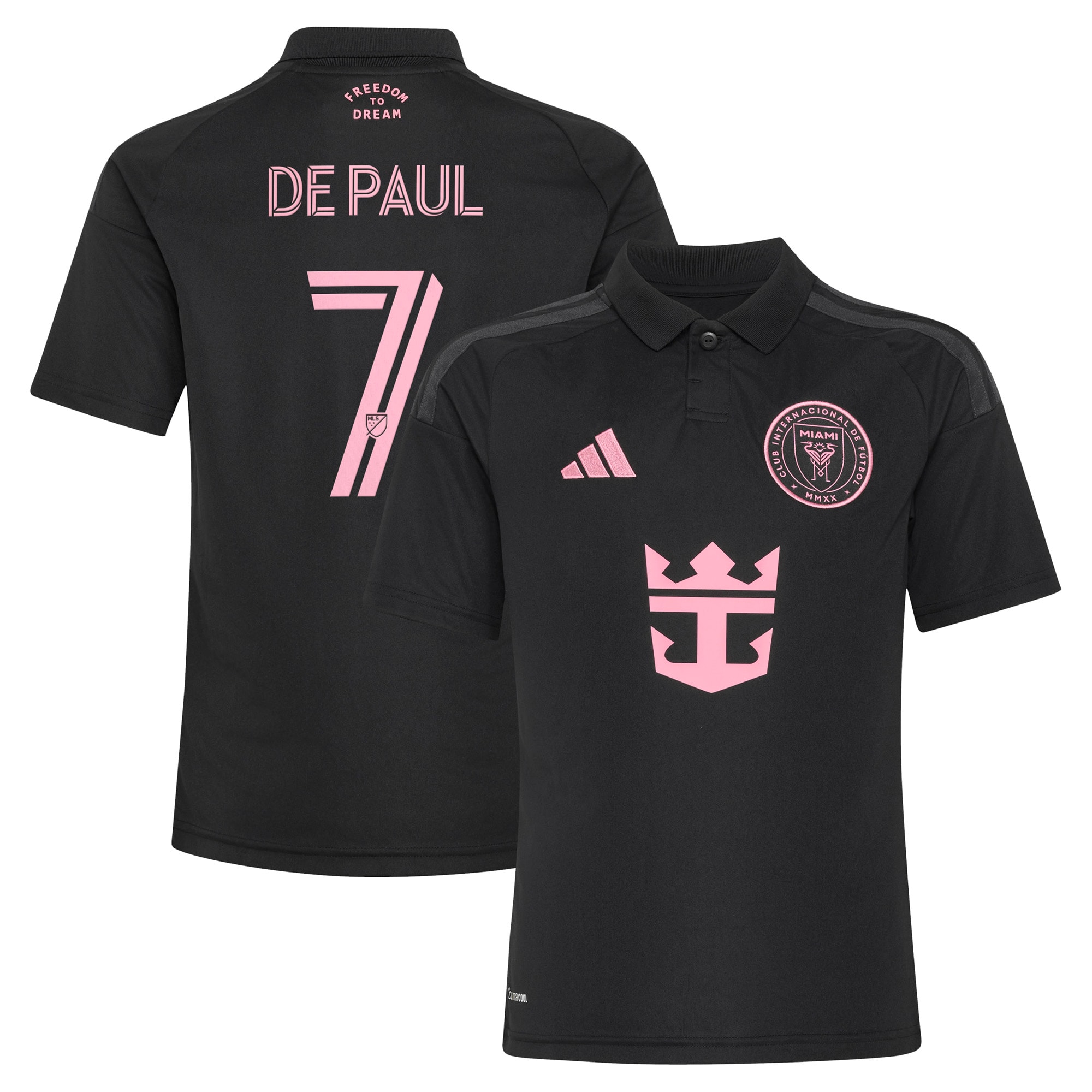 [SJH] Rodrigo De Paul Inter Miami CF Youth 2026 Presagio Replica Jersey - Black