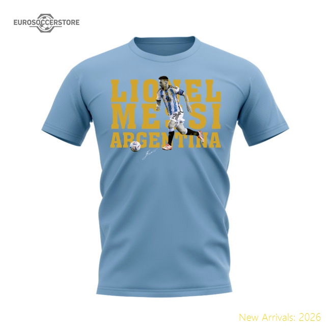 High-performance Messi Argentina T-shirt - Polyester Timeless