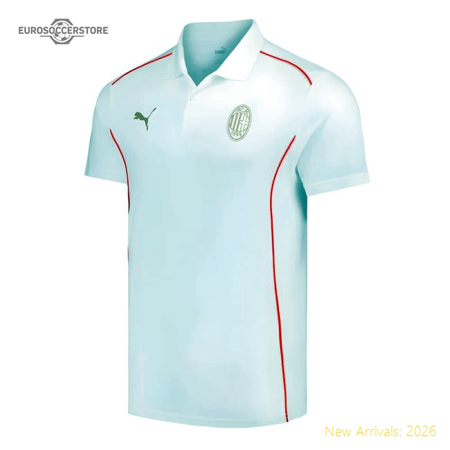 2024-2025 Milan Ac Casuals Polo Football Jersey (White)
