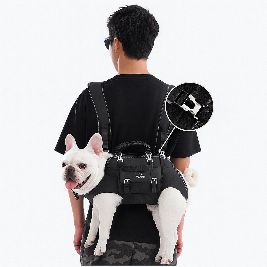 French Bulldog Pawventura™ Frenchie Backpack Carrier – Adjustable Front