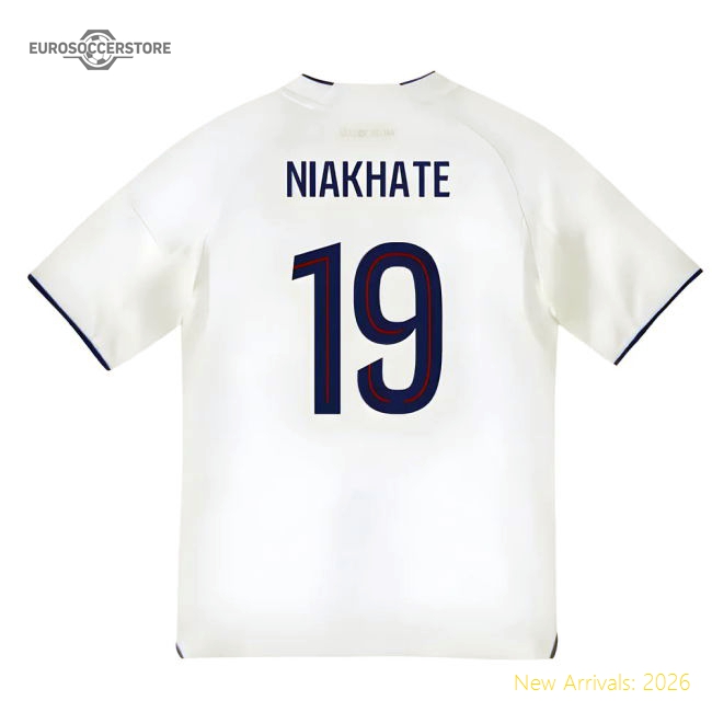 Best-Selling 2025-2026 Olympique Lyon Home Shirt (Kids) (Niakhate 19)