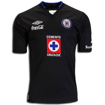 2013 CDSC Cruz Azul Away Black Soccer Jersey Shirt - Official Replica