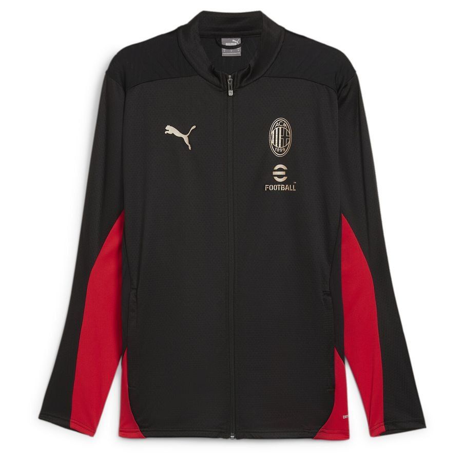 Milan Training Jacket - PUMA Black/For All Time Red