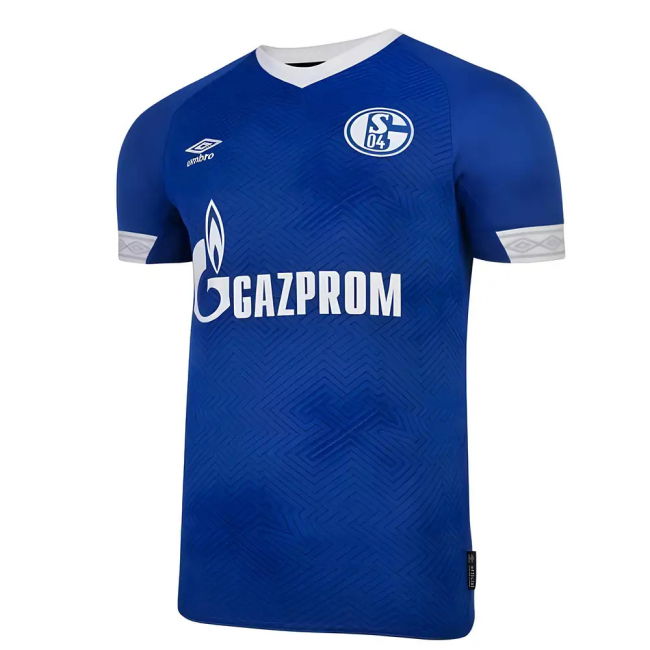 Original 2018-2019 Schalke Bundesliga Germany Home Kit