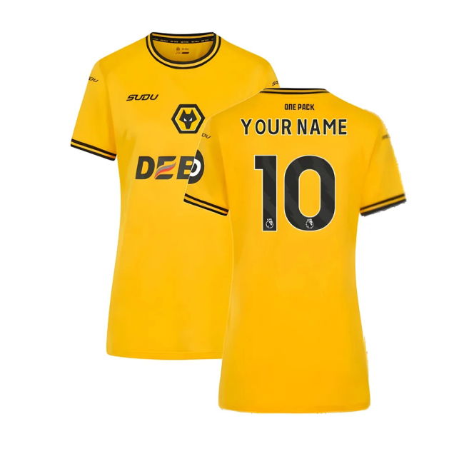 2024-2025 Wolves Home Shirt (Womens) (Your Name) | Licensed Product