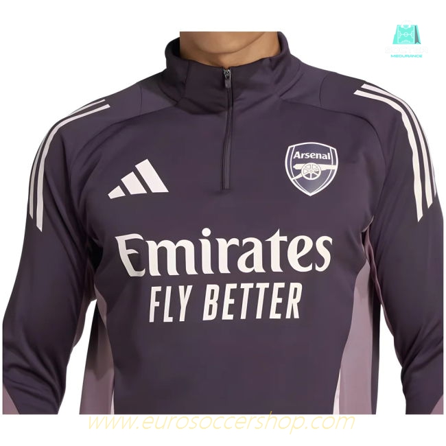 2024-2025 Arsenal Training Top (Aurora Black)