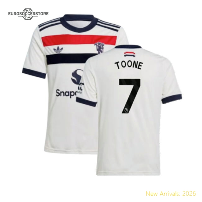 Non-toxic Kids Man Utd Toone Jersey 2024-2025 Quick-dry