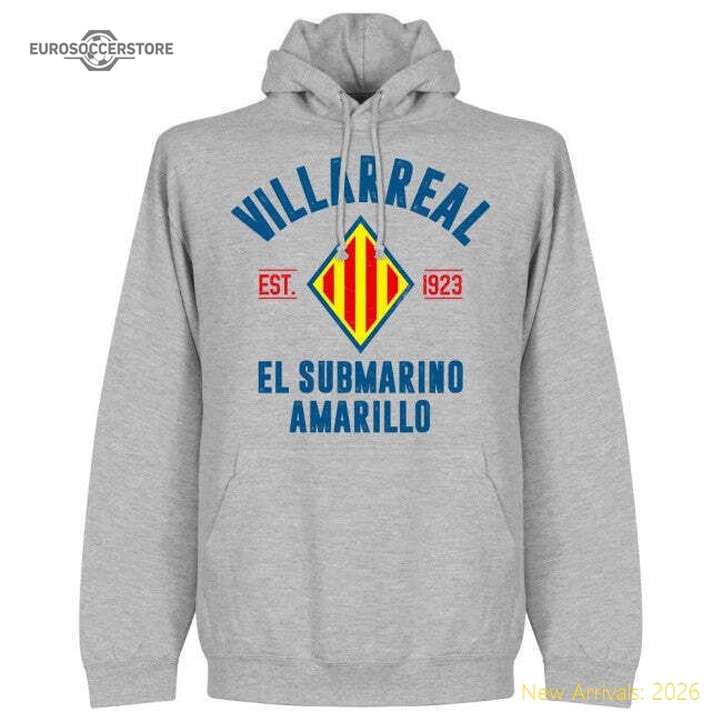 Villarreal Established Hoodie - Grey