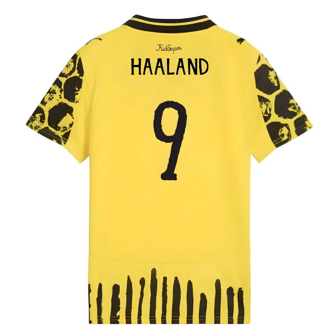 Kids Pro Style Borussia Dortmund Home Pro Shirt 2025-2026 (2)
