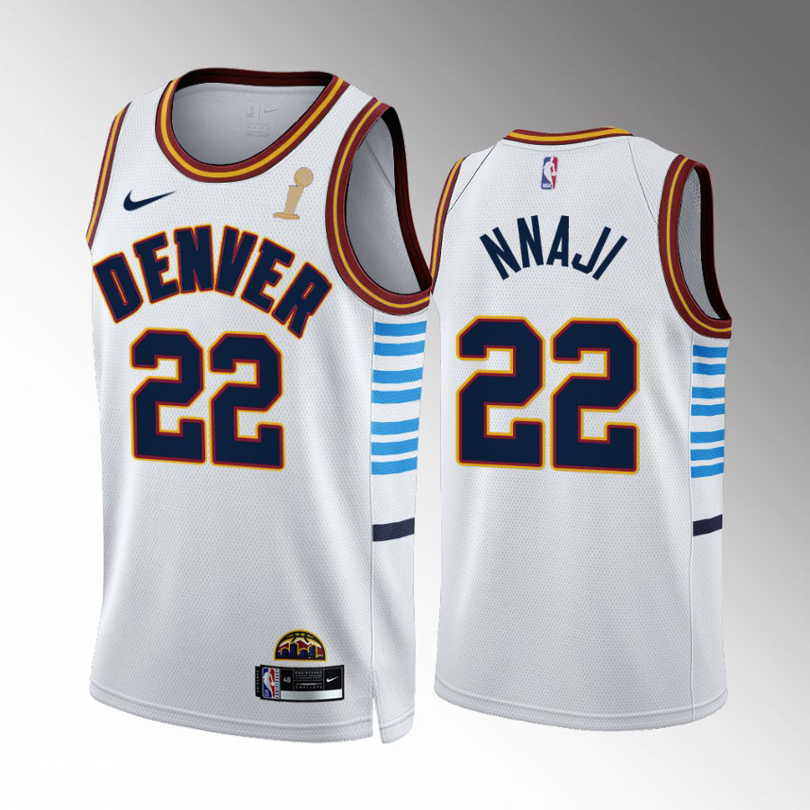 Nuggets White Denver Nuggets #22 Jersey - Cost-Effective Quality