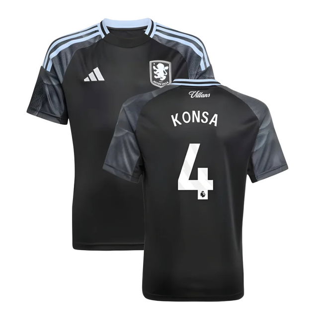 2025-2026 Aston Villa Away Shirt (Kids) (Konsa 4)
