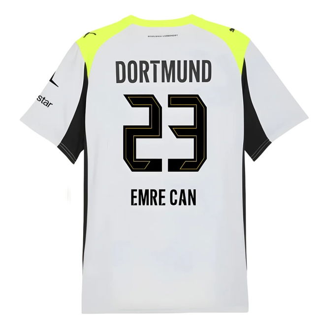 Emre Can 23 Rare Borussia Dortmund Away Unique Shirt 2025-2026