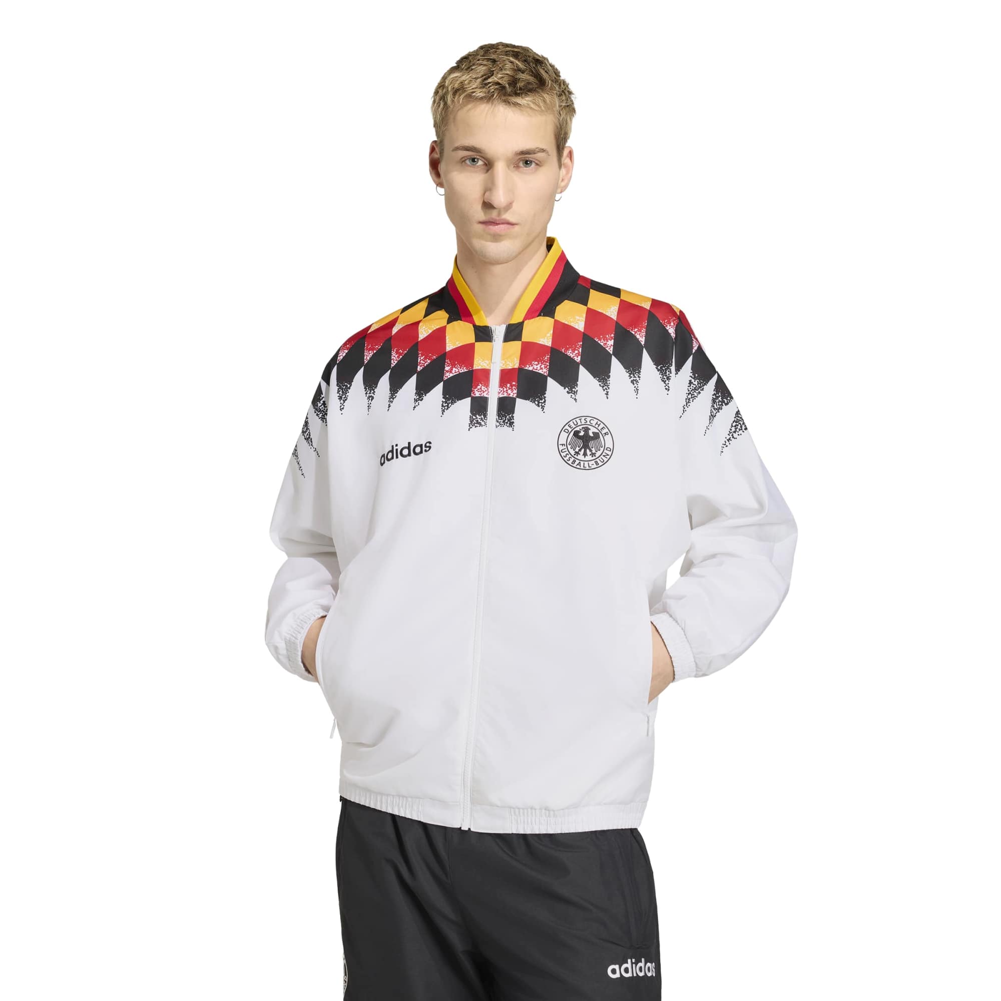 [SJH] Germany National Team 1994 Bringback Full-Zip Track Jacket - White