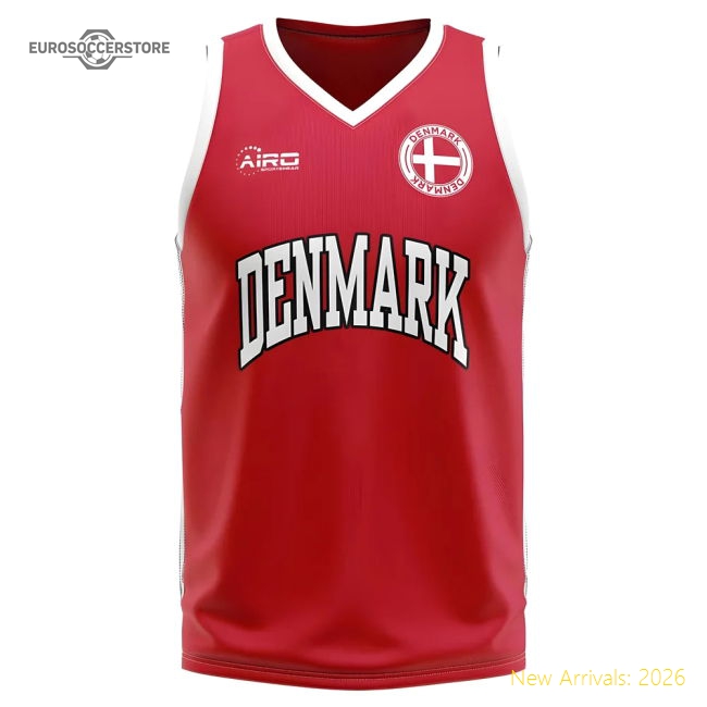 Denmark 2024-2025 Home Jersey - Official Climalite Breathability