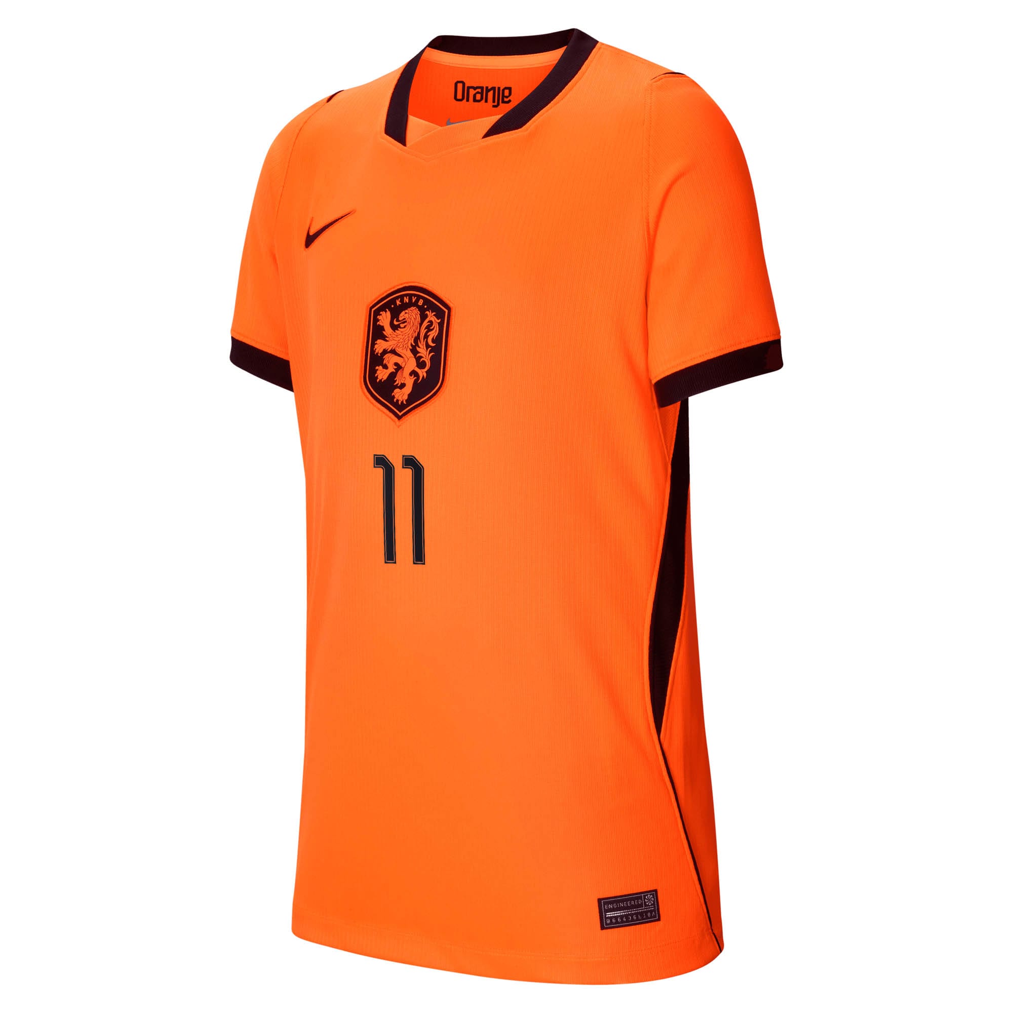 [SJH] Cody Gakpo Netherlands National Team Youth 2026 Home Stadium Replica Jersey - Orange