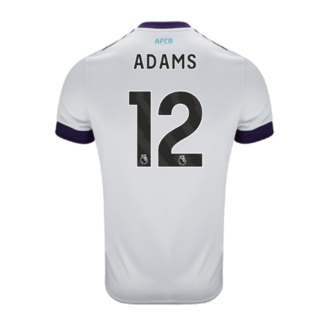 Bournemouth Bournemouth Away Shirt Adams #12 Pro Series Authentic ...