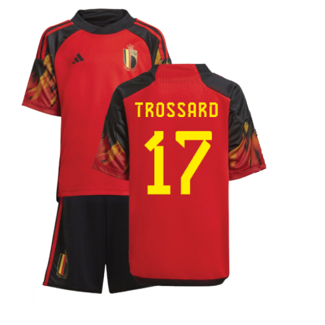 TROSSARD 17 Game Replica Belgium Home Fan Shirt (Adults)