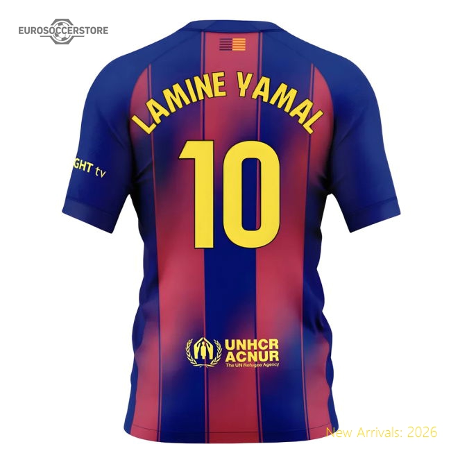 Non-toxic Football Team Kids Lamine Yamal Jersey 2025-2026