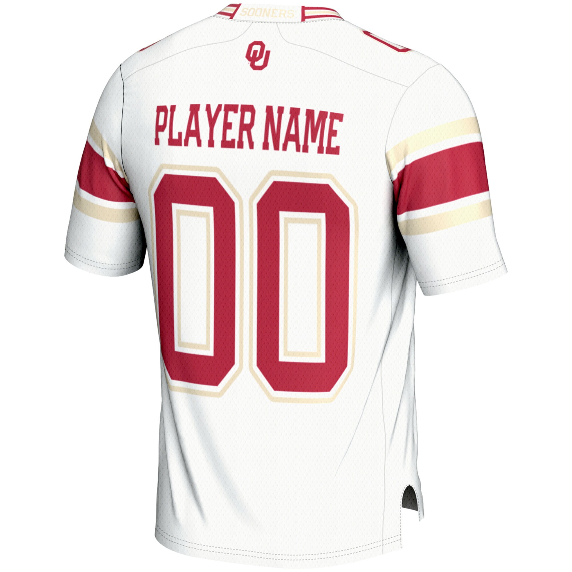 [NJP] Oklahoma Sooners GameDay Greats NIL Pick-A-Player Football Jersey - White