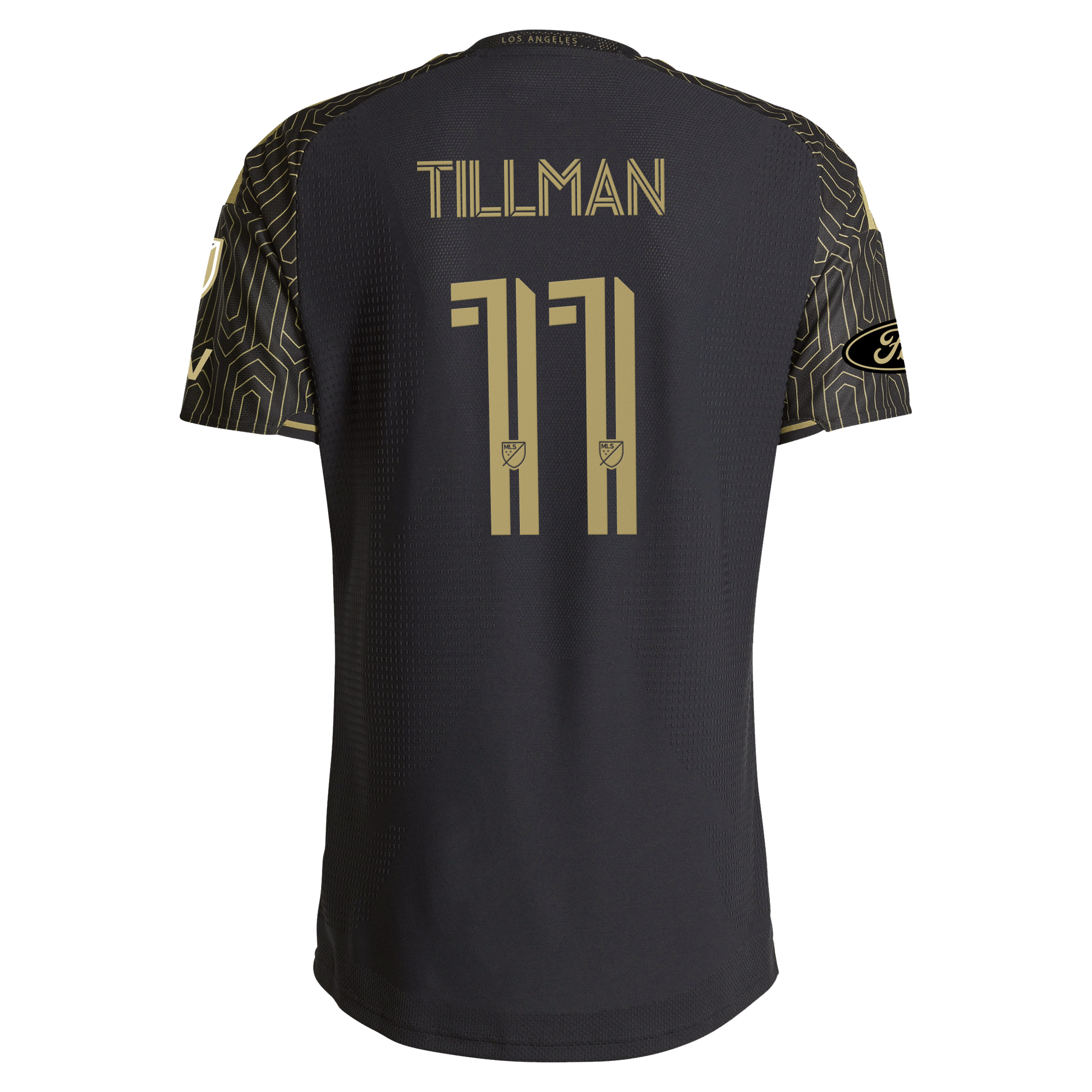 [SJH] Timothy Tillman LAFC 2026 2026 Primary Kit On-Field Authentic Patch Jersey - Black