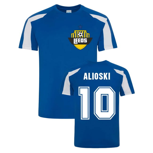 Vintage Best Value Jersey Leeds Match-Grade - Popular Blue Adults#659