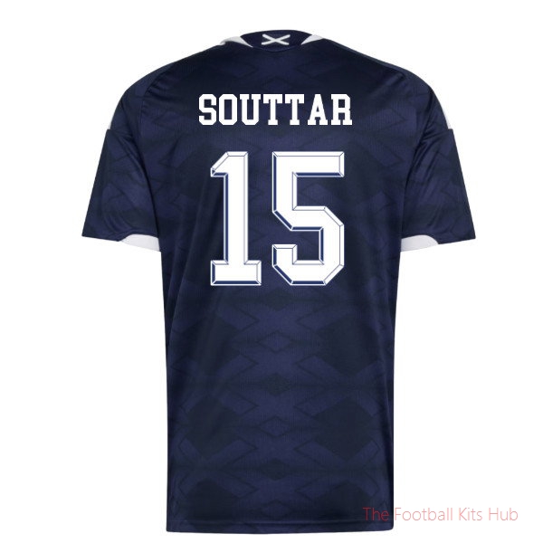 Breathable Replica Scotland 2026-2027 Home Shirt (Souttar 15)