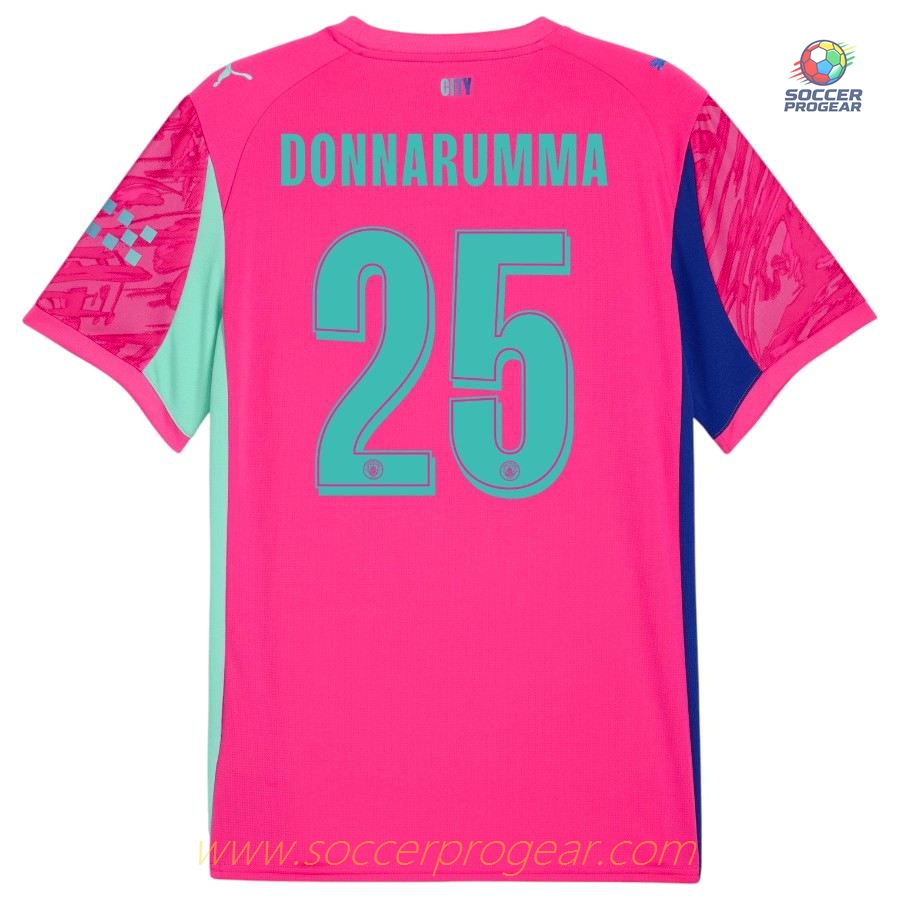 Manchester City Home Goalkeeper Shirt 2025-2026 Season Donnarumma