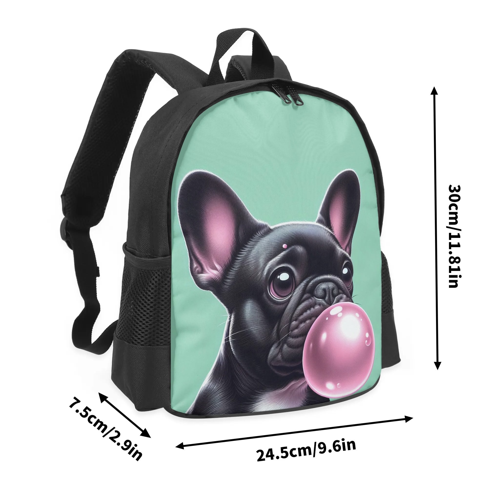 - Durable Kids School Backpack For French Bulldogs | Non-slip Design