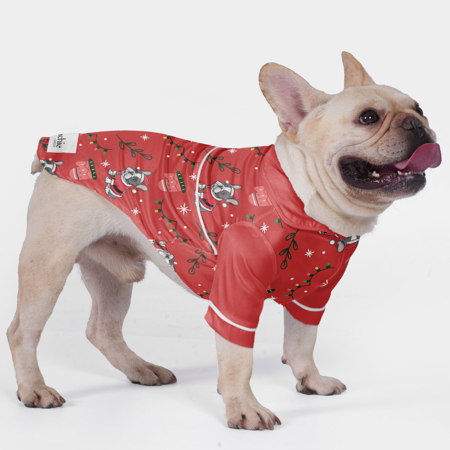 Frenchie-Fan Calvin - Pajamas For French Bulldog for Home Use Stylish