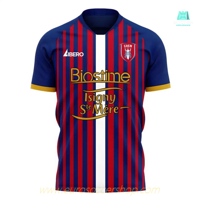 Caen 2025-2026 Home Concept Football Kit (Libero) - Baby