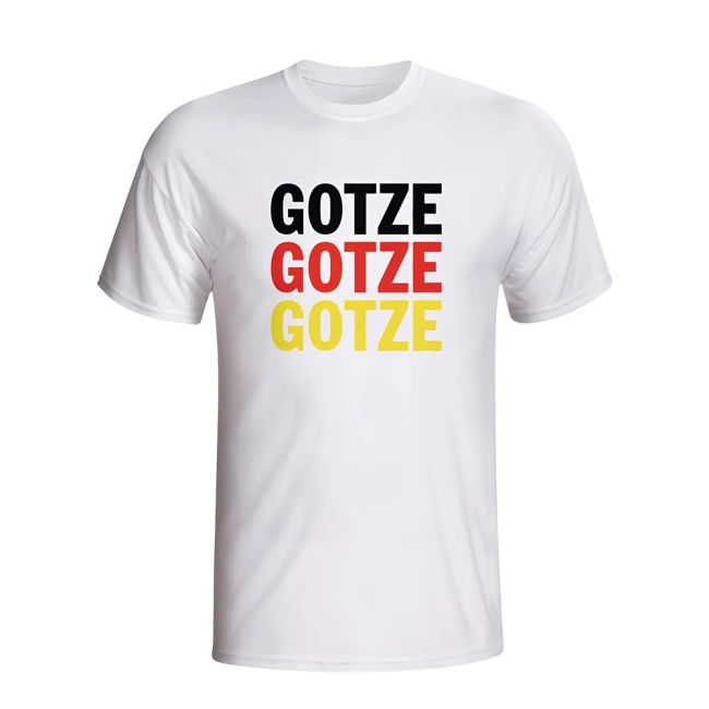 Official Mario Gotze Germany Durable Jersey Team Cup Replica