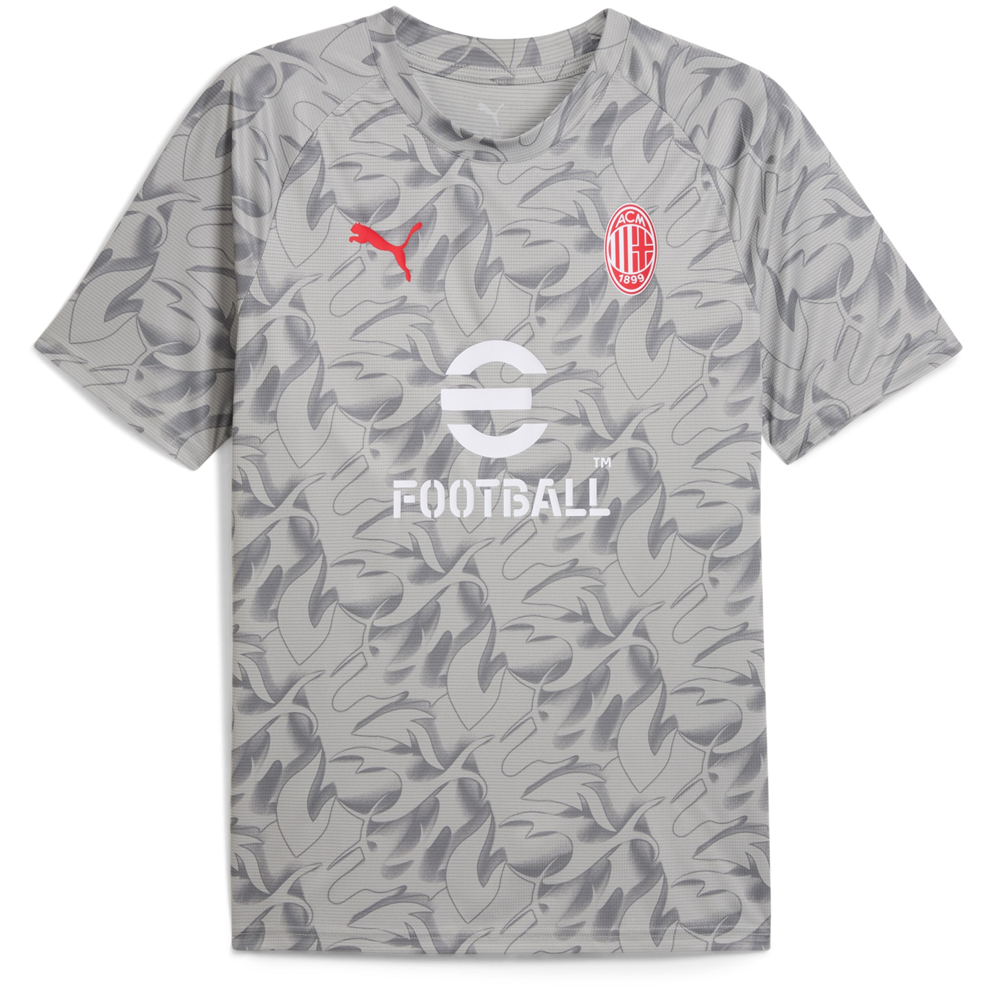 [SJH] AC Milan 2025/26 Pre-Match Training Jersey - Gray