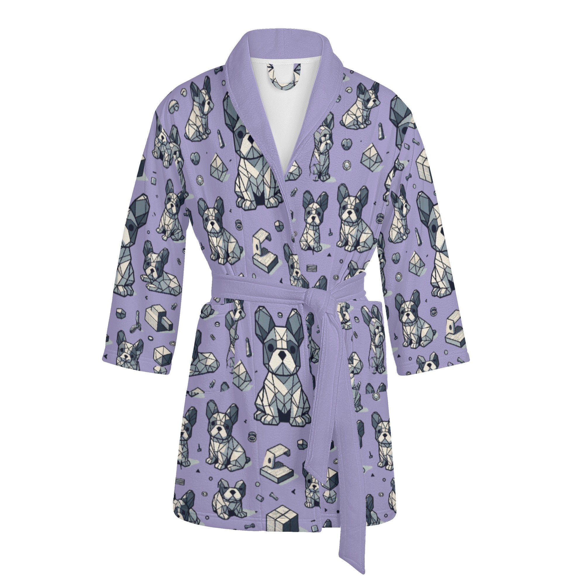 Pet-Lover Fashion-Forward Molly - Women Bathrobe for Casual Outings